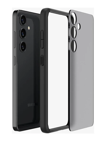 Spigen Galaxy S24 ile Uyumlu Kılıf Ultra Hybrid Frost Black - Resim 3