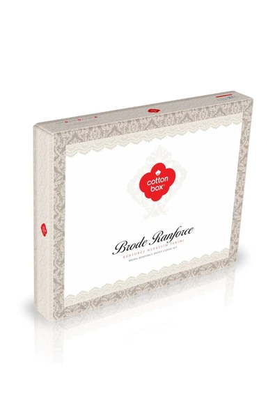Box Brode Ranforce Çift Kişilik Box Takımı Joli Kiremit - 3