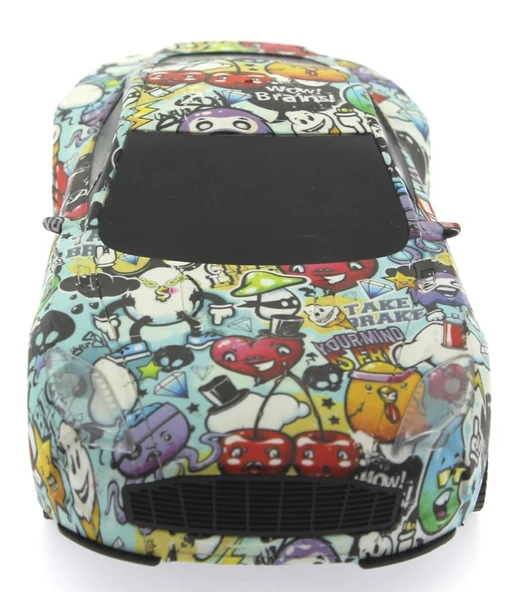 Sürtmeli Sesli ve Işıklı Yarış Arabası ÜRÜN SIFIRDIR. SORUNSUZDUR. ÜRÜN PAKETİ ZARAR GÖRDÜĞÜ İÇİN PAKETSİZDİR. - 4