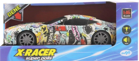 Sürtmeli Sesli ve Işıklı Yarış Arabası ÜRÜN SIFIRDIR. SORUNSUZDUR. ÜRÜN PAKETİ ZARAR GÖRDÜĞÜ İÇİN PAKETSİZDİR.