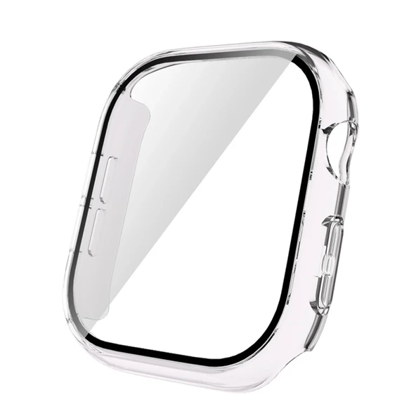 Apple Watch 10 42mm Sert PC Kasa Electroplatink Çerçeveli Ekran Koruyucu Zore Watch Gard 36 - 7