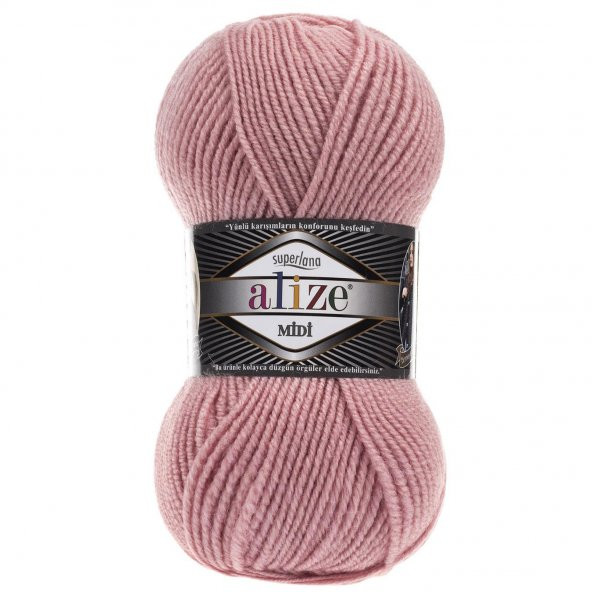 Alize Superlana Midi Örgü İpi 161 Pudra