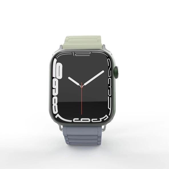 Apple Watch 7 41mm Zore KRD-122 Silikon Kordon Strap Kayış - 2