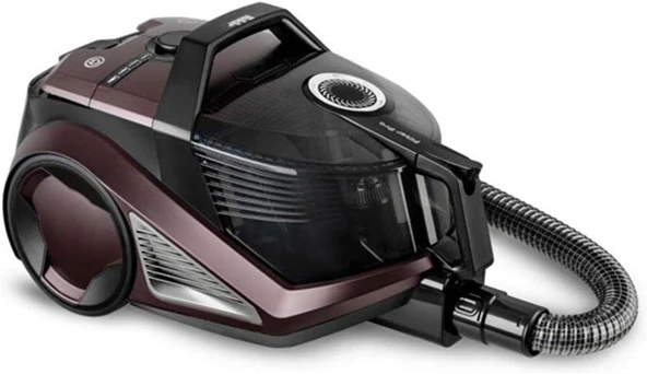 Fakir Filter Pro Toz Torbasız Elektrikli Süpürge, 4.5 L Hazne, HEPA 13 Filtre, 800 W, 65 dBA Ses, Bordeaux - Resim 2