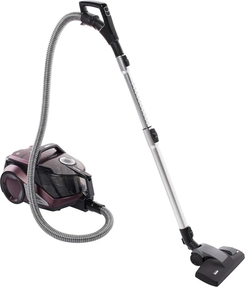 Fakir Filter Pro Toz Torbasız Elektrikli Süpürge, 4.5 L Hazne, HEPA 13 Filtre, 800 W, 65 dBA Ses, Bordeaux ürün görseli 1