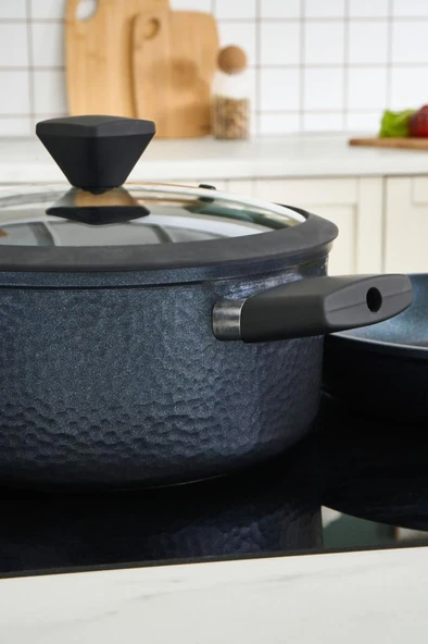 Biodiamond Dante İndüksiyon Tabanlı 7 Parça Tencere Seti - 2