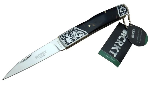 CRKT CR 0144 KHV Kamp Çakı 18 cm - Sedef Saplı, Kılıflı, Kutulu