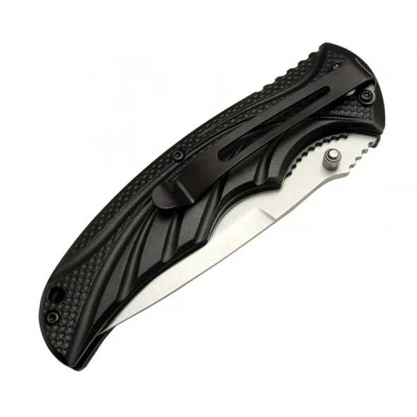 Handsome 451 Gri Kamp Çakı 21cm - Yarı Otomatik