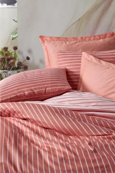 Somon Bambu Çift Kişilik Nevresim Takımı - Resim 2