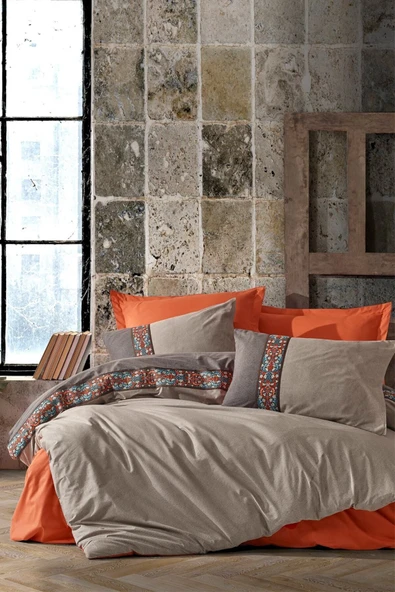 Folk Art Çift Kişilik Nevresim Takımı True Tarçın ürün görseli