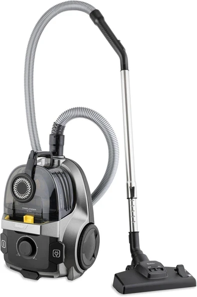 Fakir Freelander Bl 6056 Toz Torbasız Elektrikli Süpürge Silver Stone Yellow ürün görseli 1