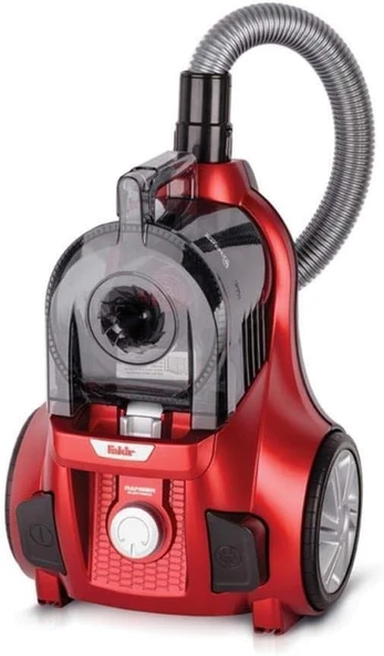 Fakir Atria 890W Toz Torbasız Elektirikli Süpürge - Kırmızı ürün görseli