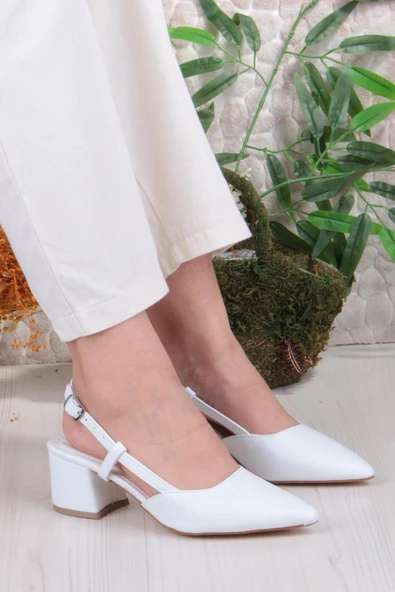 Fort 110-426 Fls Arkası Açık Klasik Topuklu Kadın Ayakkabı ürün görseli