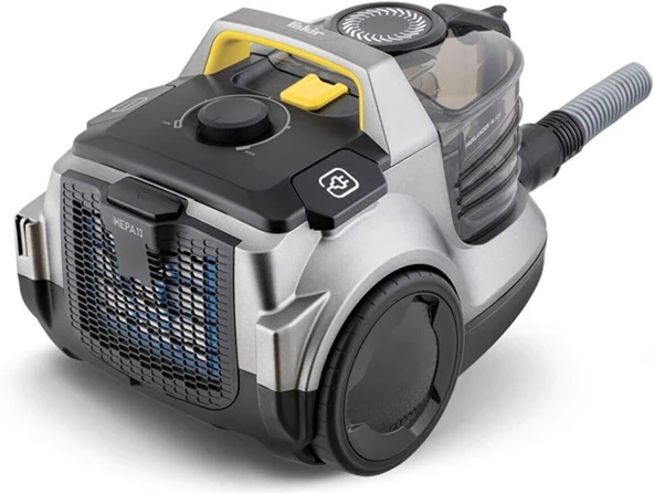 Fakir Freelander Bl 6056 Toz Torbasız Elektrikli Süpürge Silver Stone Yellow - Resim 3