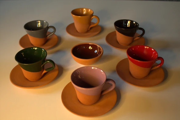 Ful Set Fincan Seti Klasik Model 6 Kişilik ve Çerezlik HEDİYELİ - Resim 4