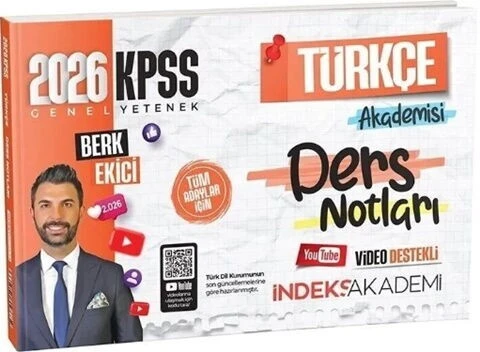 2026 KPSS Türkçe Akademisi Video Ders Notları İndeks Akademi ürün görseli 1