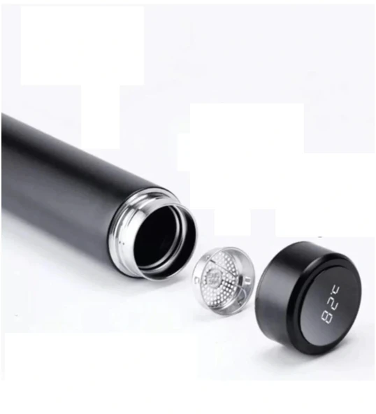 Dijital Sıcaklık Göstergeli Renkli Çelik Termos - 500 ML (5047) - 2