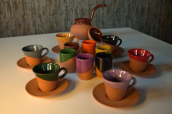 Ful Set Fincan Seti Klasik Model 6 Kişilik ve Çerezlik HEDİYELİ ürün görseli