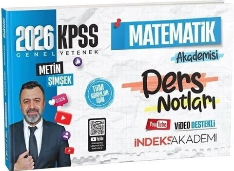 2026 KPSS Matematik Akademisi Video Ders Notları İndeks Akademi ürün görseli 1