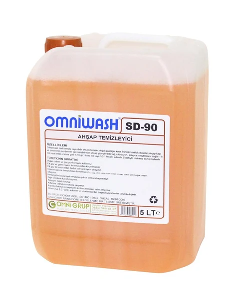 Omniwash SD-90 Ahşap Yüzey Temizeyici 5 Litre 4 Adet - Resim 2