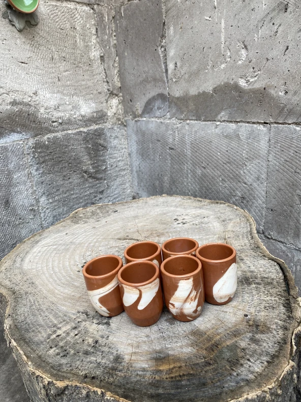 6 lı Kahve Yanı Su Bardağı - Resim 2