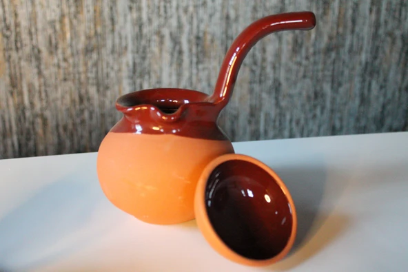 Toprak Cezve Çerezlik HEDİYELİ ürün görseli