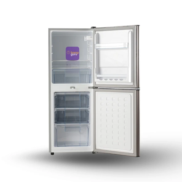 KAiZER Germany  140 Buzdolabı ALTTAN BUZLUK - Antrasit 12 volt / 24 volt - Resim 3