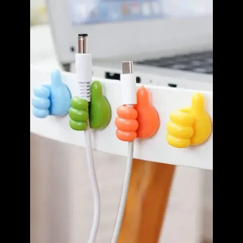 El Şeklinde Kablo Tutucu 10 Adet - 5