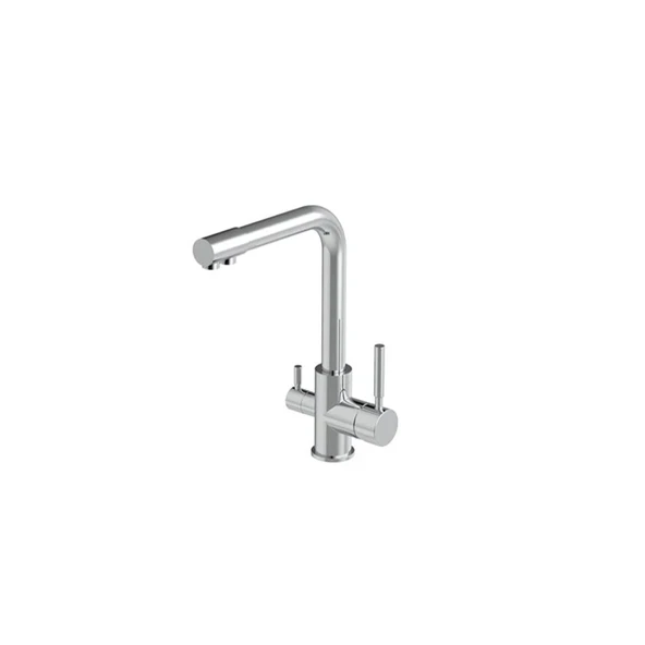 Bien Arıtma Çıkışlı Eviye Bataryası -Krom ürün görseli