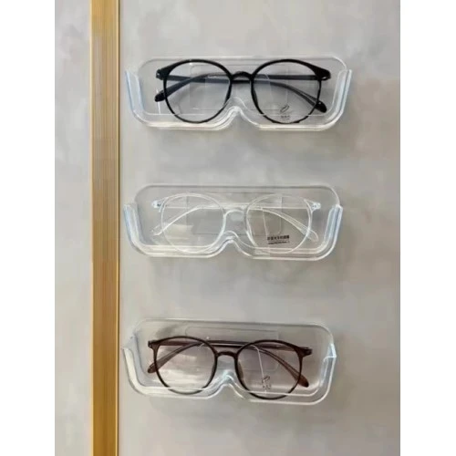 Kendinden Yapışkanlı Şeffaf Gözlük Standı - 5