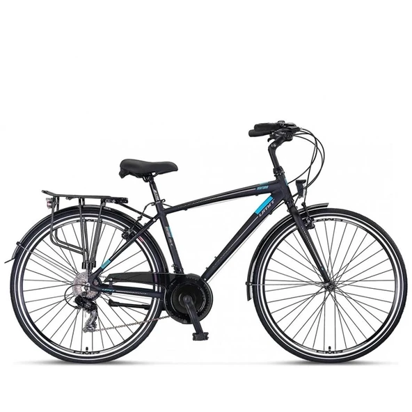 ÜMİT 2838 VENTURA M-DMD-V ERKEK ŞEHİR BİSİKLETİ 460H V 28 JANT 21 VİTES SİYAH MAVİ ürün görseli