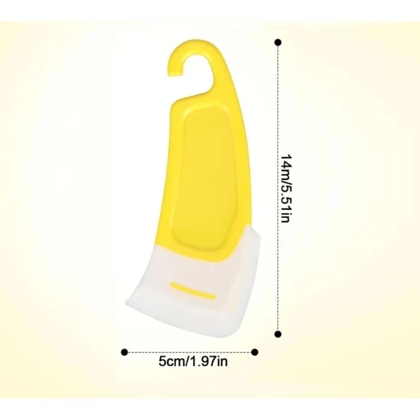 Silikon Uçlu Bulaşık Temizleme Kazıyıcı Spatula - Resim 4