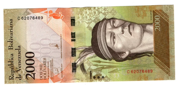 EABİ-Venezuella 2000 Bolivares 2016 C62076489 (wb0432) ürün görseli 1