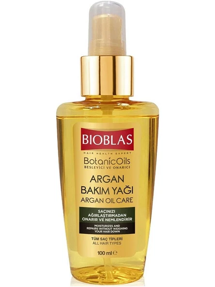 Bioblas Botanic Oils Argan Saç Bakım Yağı 100 ml ürün görseli 1