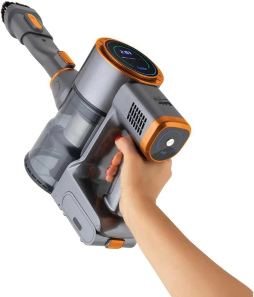 Fakir Inovator X 7269 Şarjlı Dikey Süpürge, Turuncu - Resim 2