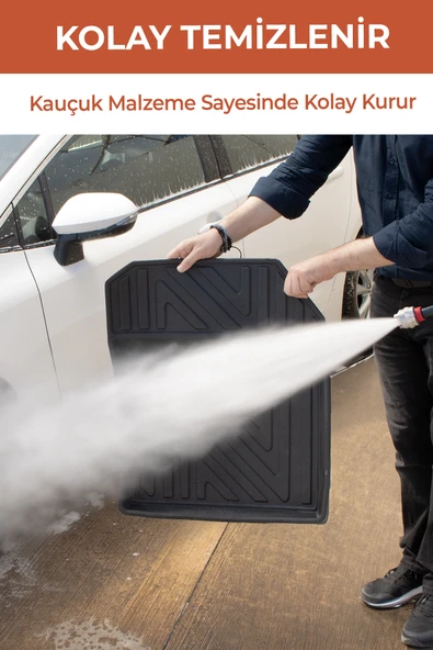 Havuzlu 4d Siyah Paspas Takımı,Citroen C-Elysee 2012 Ve Sonrası 4d Havuzlu Paspas Hediye Araç Kokusu - 4