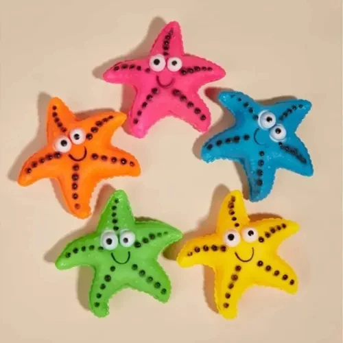 Köpekler İçin Denizyıldızı Figürlü Çiğneme Oyuncağı - 5