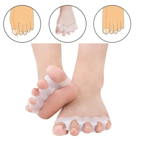 5 Parmak Ayıran Geçmeli Makara Beyaz Renk - 3