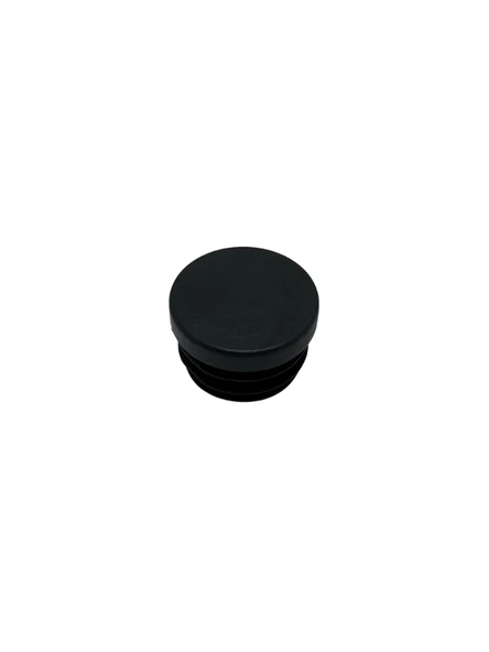 Yuvarlak Demir Profil İç Tapa Geçme Plastik Ayak Geçme Koruma Plastiği(32MM)(SİYAH) Siyah 32mm SİYAH - 4 ADET - 2