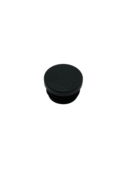 Yuvarlak Demir Profil İç Tapa Geçme Plastik Ayak Geçme Koruma Plastiği(38MM)(SİYAH) Siyah 38mm SİYAH - 8 ADET - 2