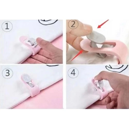 Mandallı Yorgan Sabitleme Klipsi 10 Adet - 5