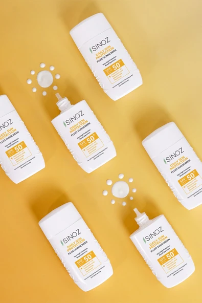 Sinoz Günlük Kullanım Sıvı Yüz Güneş Kremi Yeni Nesil Güneş Filtreleri İle Hibrit Formül SPF50 50 ml - Resim 2