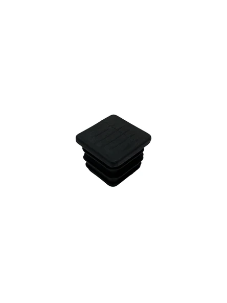 Kare Demir Profil İç Tapa Geçme Plastik Ayak Geçme Koruma Plastiği(30MM)(SİYAH) Siyah 30mm SİYAH - 8 ADET - 2