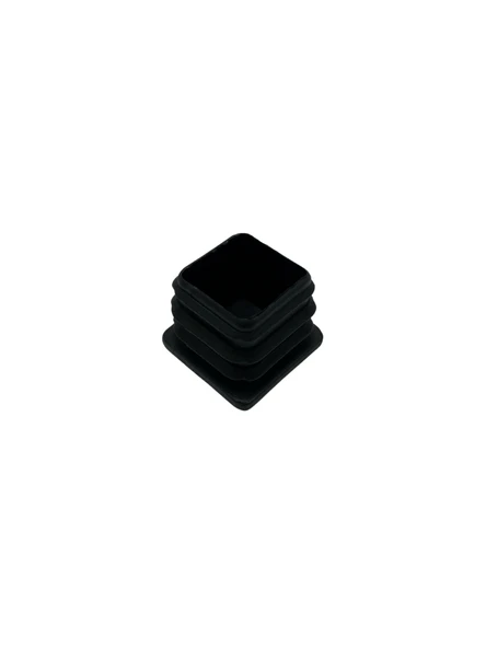 Kare Demir Profil İç Tapa Geçme Plastik Ayak Geçme Koruma Plastiği(30MM)(SİYAH) Siyah 30mm SİYAH - 8 ADET - 3