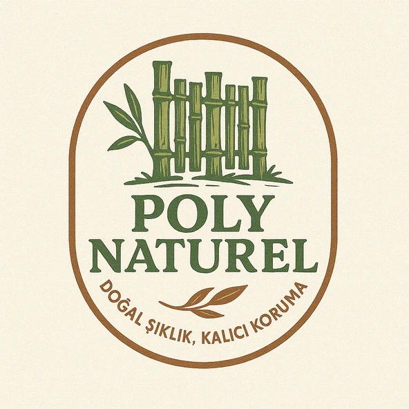POLYNATUREL Kamış Çit Bambu Hasır Yükseklik 1,00 Metre En 6,00 Metre Doğal Kamış Gölgelik 1x6 Metre - 9