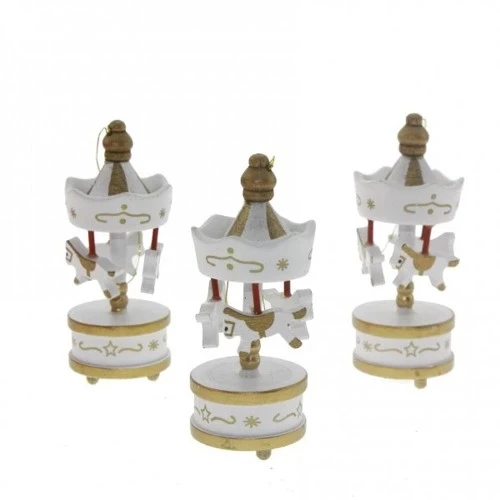 Dekoratif 6 lı Beyaz Mini Atlı Karınca - 2