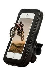 Motosiklet İçin Telefon Tutucu-Koruyucu Su Geçirmez Kılıf - Resim 2