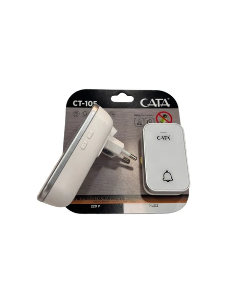 CATA Uzaktan Kumandali Zil CT-105 220V BEYAZ ürün görseli