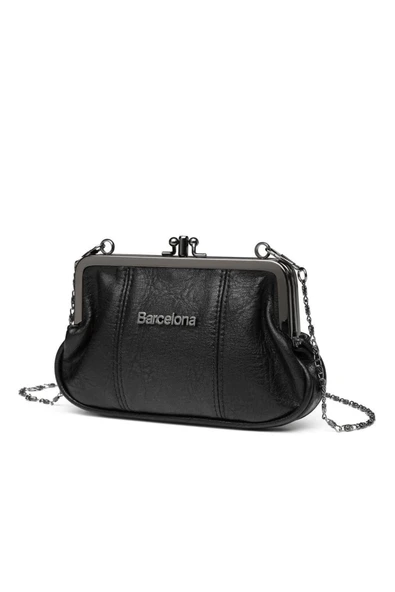 Mini Boy Yıkama Deri Burslu Kadın Kese 21-K Barcelona 1937-7 - 6