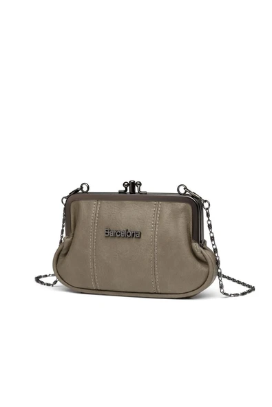 Mini Boy Yıkama Deri Burslu Kadın Kese 21-K Barcelona 1937-7 - 3